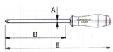 SCREWDRIVER HEXAGON NUT 6mm PASTORINO