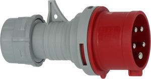 COMMANDO PLUG 16A / 400V 5P RED IP44