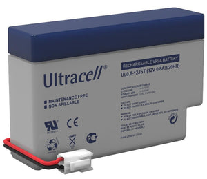 BATTERY LEAD ACID 12V 0.8A ULTRACELL L96xW25xH62mm