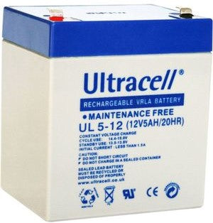 BATTERY LEAD ACID 12V 5A ULTRACELL L90xW70xH107mm