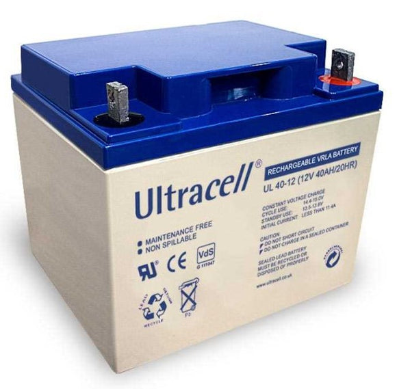 BATTERY LEAD ACID 12V 40A ULTRACELL L197xW165xH170