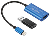 HDMI SOCKET - USB C A/V CAPTURE CARD x USB 3.0 ADA