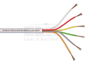 CABLE ALARM 6x0.22mm COPPER ECA 100M ELAN