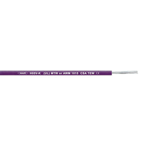 CABLE MULTISTRANDED 1mm H05V-K VIOLET LAPP