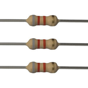 RESISTOR  0.5W  8.2 OHM METALFILM