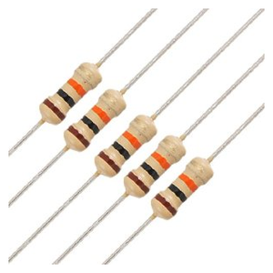 RESISTOR  0.5W  10K OHM METALFILM