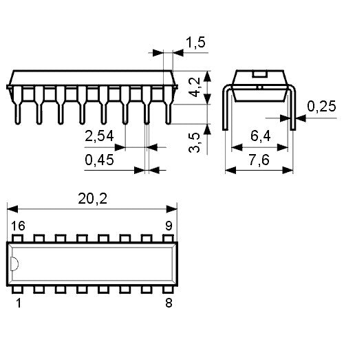 INT. CIR.  TC 5012BP 16-DIP